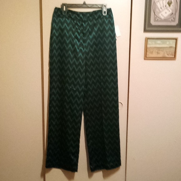 NWT Worthington Modern Fit High-Waisted Satin Pants - Size 10 - Picture 2 of 8